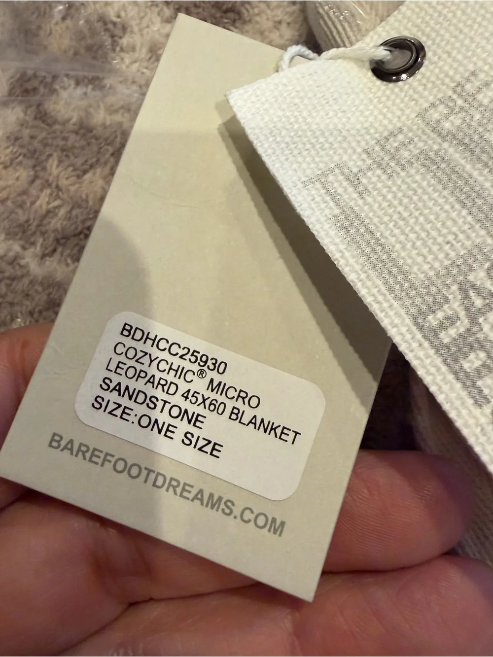 Barefoot Dreams CozyChic blanket